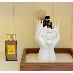 Kreativ İnsan Ürək Formalı Makiyaj Fırçası Saxlama Aləti - Orqanayzer