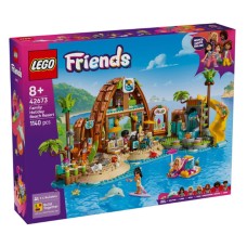 Konstruktor LEGO Friends Family Vacation Beach Resort 42673, 8+ yaş, 1140 element