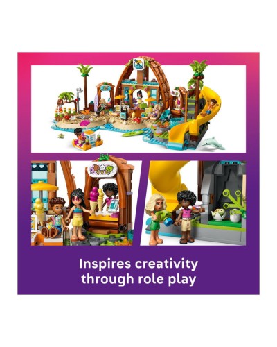 Konstruktor LEGO Friends Family Vacation Beach Resort 42673, 8+ yaş, 1140 element