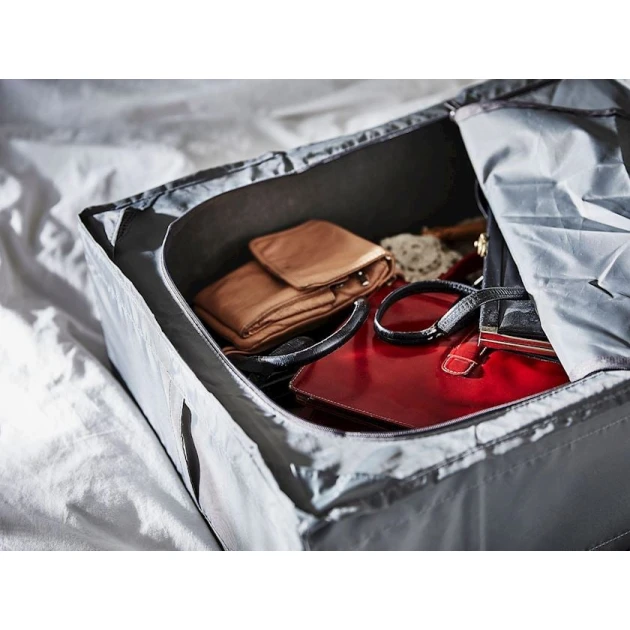 Сумка для хранения Skubb, полиэстер/полипропилен, темно-серая, 65x53x19 см Сумка для хранения Skubb, полиэстер/полипропилен, темно-серая, 65x53x19 см