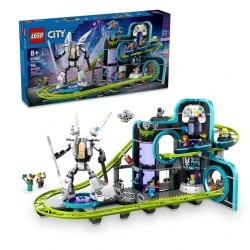 Конструктор LEGO City Robot World Roller-Coaster Park 60421, 986 деталей, от 8 лет
