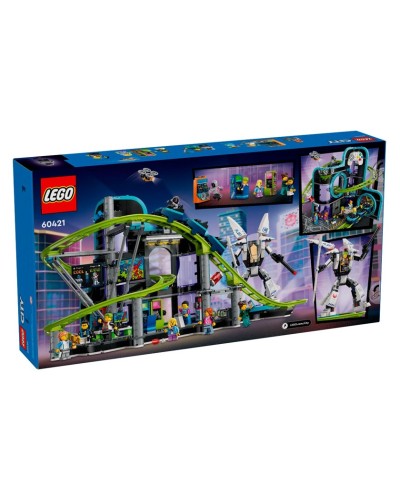 Konstruktor LEGO City Robot World Roller-Coaster Park 60421, 986 parça, 8 yaşdan