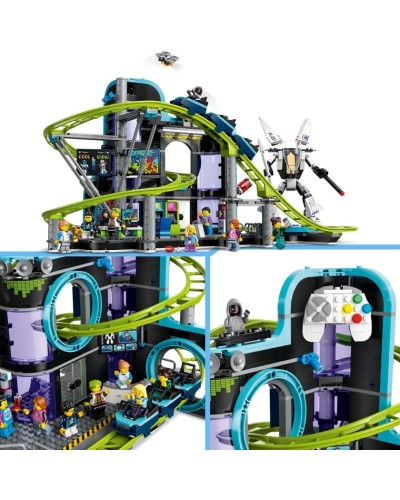 Konstruktor LEGO City Robot World Roller-Coaster Park 60421, 986 parça, 8 yaşdan