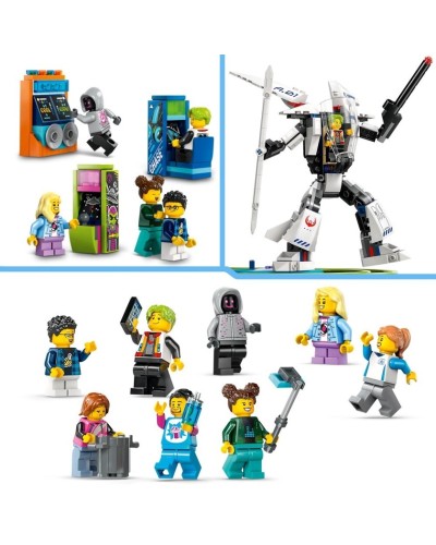 Konstruktor LEGO City Robot World Roller-Coaster Park 60421, 986 parça, 8 yaşdan