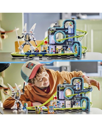 Konstruktor LEGO City Robot World Roller-Coaster Park 60421, 986 parça, 8 yaşdan