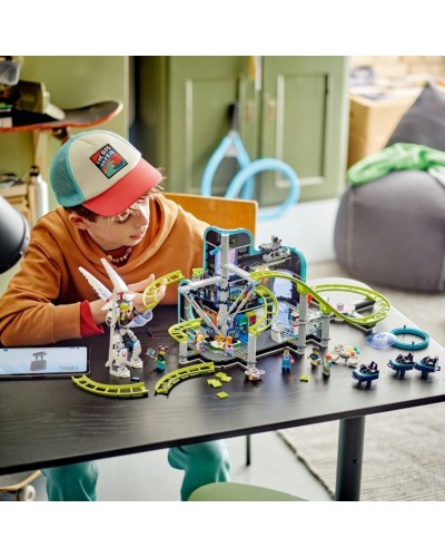 Konstruktor LEGO City Robot World Roller-Coaster Park 60421, 986 parça, 8 yaşdan