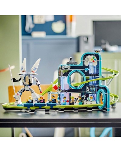 Konstruktor LEGO City Robot World Roller-Coaster Park 60421, 986 parça, 8 yaşdan