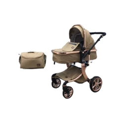 Детская коляска Kidilo G10, бежевый