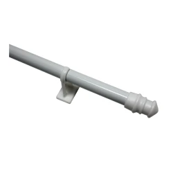 Карниз JYSK Madrid, 85/125 см, металл/пластик, белый