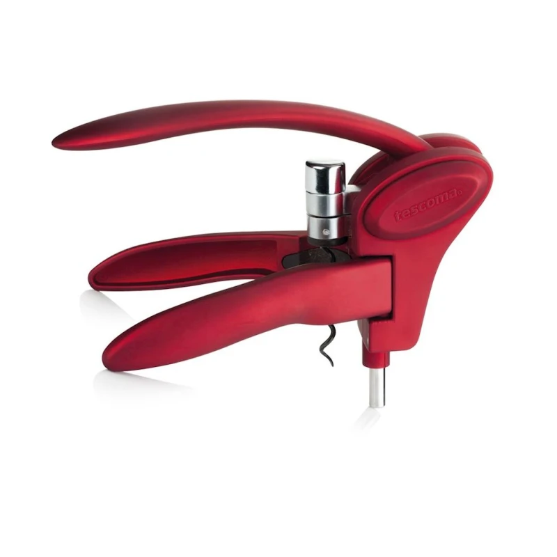 Штопор Hom-me 101296, 20 см, металл, красный Штопор Hom-me 101296, 20 см, металл, красный