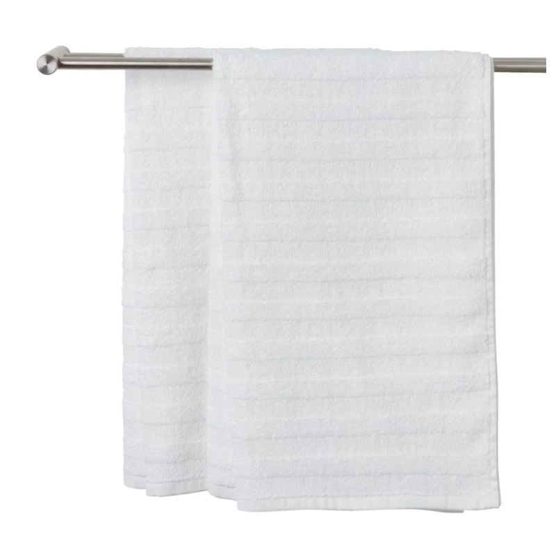 Полотенце банное JYSK Torsby, 65x130 см, хлопок, белый