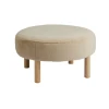 Пуфик JYSK Ramsdal 3670034, массив каучука/шпон/мебельная фанера/полиэстер, бежевый/коричневый, 70x40 см Пуфик JYSK Ramsdal 3670034, массив каучука/шпон/мебельная фанера/полиэстер, бежевый/коричневый, 70x40 см