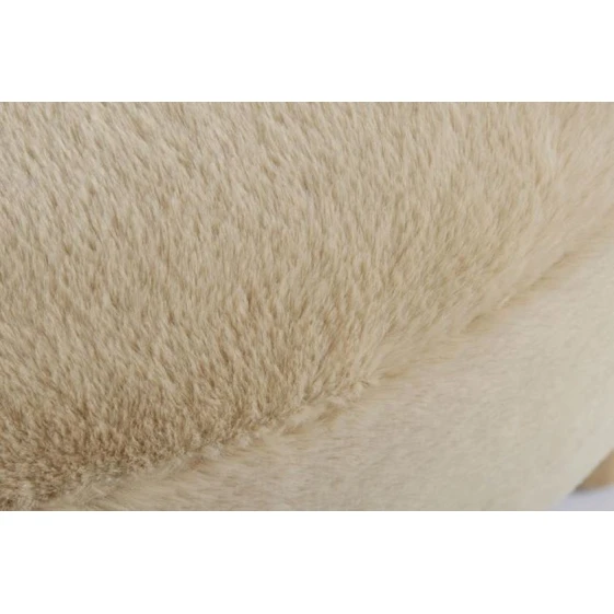 Пуфик JYSK Ramsdal 3670034, массив каучука/шпон/мебельная фанера/полиэстер, бежевый/коричневый, 70x40 см Пуфик JYSK Ramsdal 3670034, массив каучука/шпон/мебельная фанера/полиэстер, бежевый/коричневый, 70x40 см