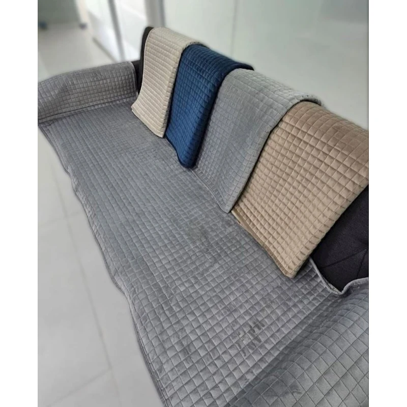 Накидка для дивана MoonStars TZE-024, 220х70 см, серая Накидка для дивана MoonStars TZE-024, 220х70 см, серая