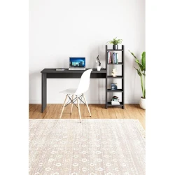 Компьютерный стол Art Mebel House 138, серый, 120x150x60 см Компьютерный стол Art Mebel House 138, серый, 120x150x60 см