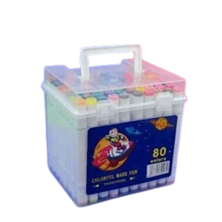 Набор двухсторонних маркеров Touch Young, 80 цветов Набор двухсторонних маркеров Touch Young, 80 цветов