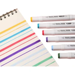 Набор двухсторонних маркеров Touch Young, 80 цветов Набор двухсторонних маркеров Touch Young, 80 цветов