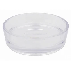 Мыльница Ridder Disco, 3x11.3 см, акрил, прозрачная