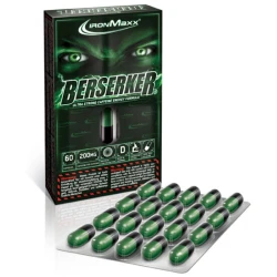 Энергетик IronMaxx Berserker 60 капсул 200 мг