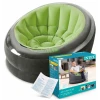 Надувное кресло Intex 68582G, зеленое, 112x109x69 см