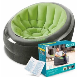 Надувное кресло Intex 68582G, зеленое, 112x109x69 см Надувное кресло Intex 68582G, зеленое, 112x109x69 см