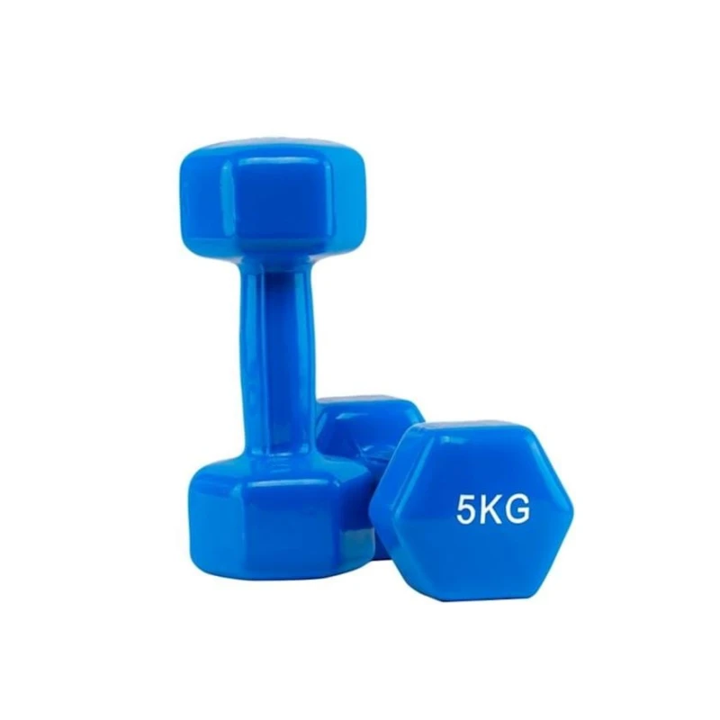 Набор гантелей alostore_2000095, 2 шт x 5 кг, синий