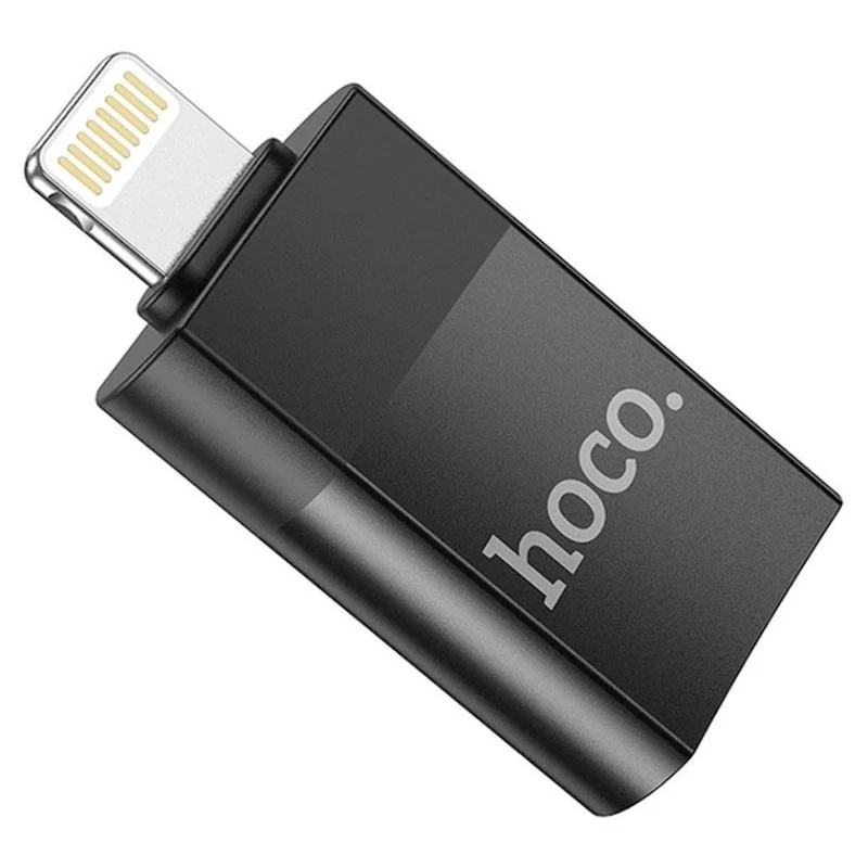 Ötürücü Hoco UA17 Lightning to USB Black Ötürücü Hoco UA17 Lightning to USB Black