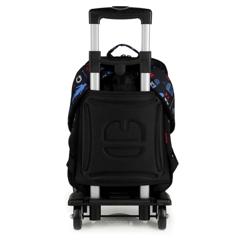 Təkərli məktəbli çanta Gabol 234902 rəngbərəng Təkərli məktəbli çanta Gabol 234902 rəngbərəng