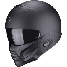 Motosiklet dəbilqəsi Scorpion EXO-Combat II Solid Matt Black, ölçü XXL, qara