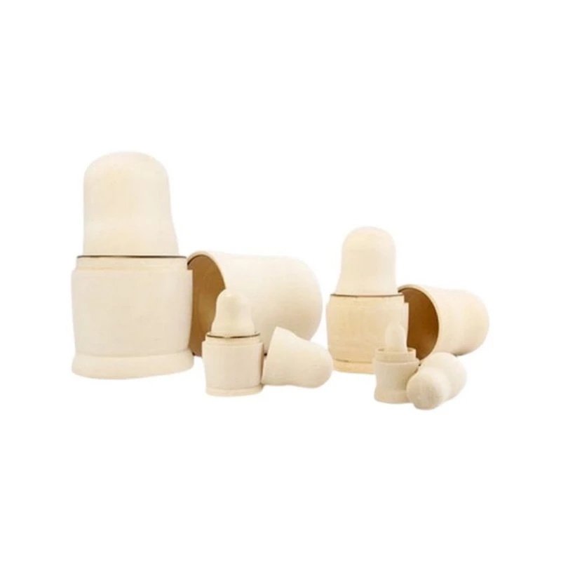 Деревянная заготовка из липы Матрешка 7ми-местная, 210 мм