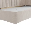 Bir nəfərlik çarpayı Art_tek_yataq(100) 83, laminat/parça, bej, 85x100x200 sm