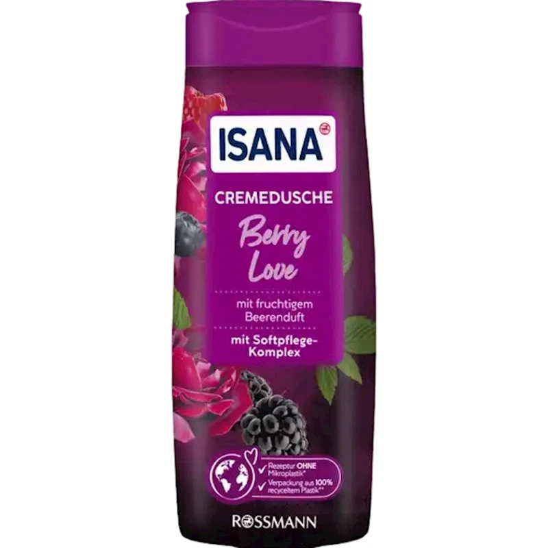 Крем-гель для душа Isana Berry Love 300 мл Крем-гель для душа Isana Berry Love 300 мл