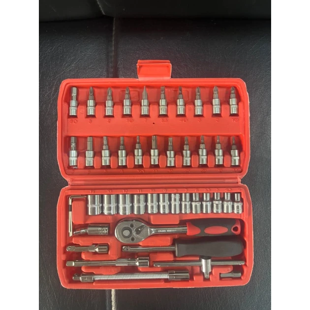 Avtomobil üçün alətlər dəsti S-line-0309, 46 parça Avtomobil üçün alətlər dəsti S-line-0309, 46 parça