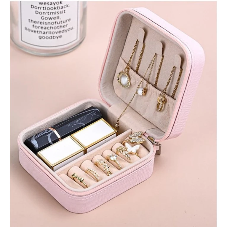 Органайзер nh_ahd4, хлопок/кожа, розовый, 5х10х10 см Органайзер nh_ahd4, хлопок/кожа, розовый, 5х10х10 см