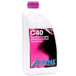 Антифриз Alpine C40 Premium Langzeitkuhlerfrostschutz концентрат Фиолетовый 1.5 л