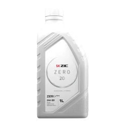 Моторное масло ZIC ZERO 0W-20, синтетическое, 1 л - MY020