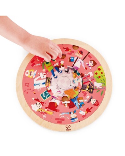 Başsındıran Hape Jobs Roundabout Puzzle, 24.5x0.7x24.5 sm, rəngarəng