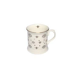 Кружка Porland Ruby Veni Vidi, 380 мл, фарфор, белая/золотистая, товар в ассортименте Кружка Porland Ruby Veni Vidi, 380 мл, фарфор, белая/золотистая, товар в ассортименте