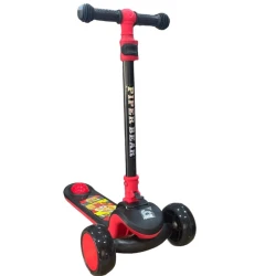 Детский самокат BB-511, красный/черный