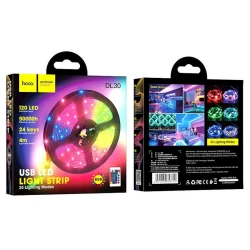 Лента LED Hoco DL30 4.м, черный Лента LED Hoco DL30 4.м, черный