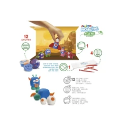 Масса для лепки Carioca Modelight Maxi Play Box Aliens