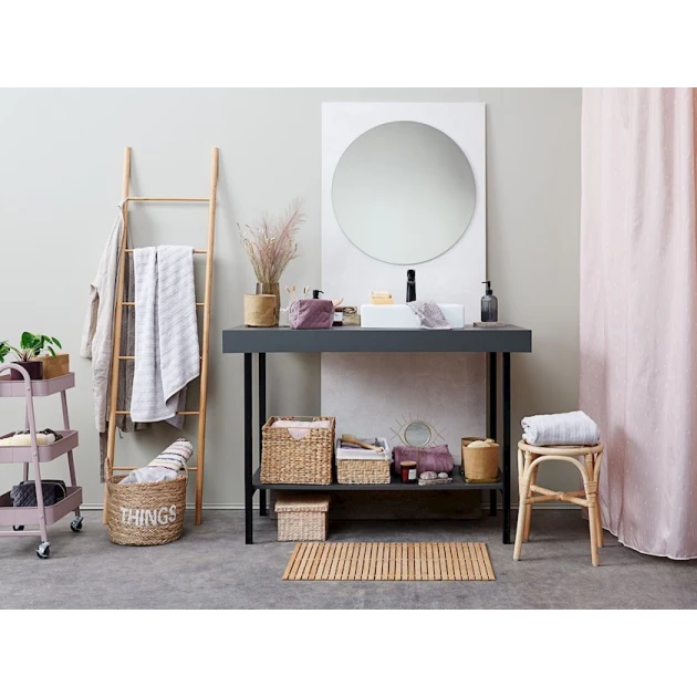 Hamam otağı üçün pərdə JYSK Mariedal, 150x200 sm, çəhrayı