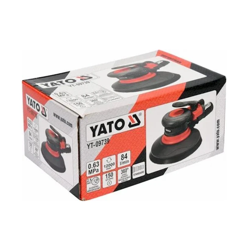 Эксцентриковая пневмошлифмашина Yato YT-09739