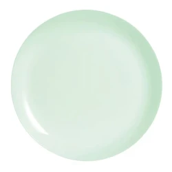 Boşqab Porcelaire SF-209, dairəvi, opal şüşə, yaşıl, 25 sm