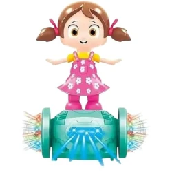 Qızlar üçün 5D İşıq və Səs ilə 360 Dərəcə Fırlanan Moda Qızı, 1 dəst Qızlar üçün 5D İşıq və Səs ilə 360 Dərəcə Fırlanan Moda Qızı, 1 dəst