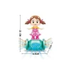 Qızlar üçün 5D İşıq və Səs ilə 360 Dərəcə Fırlanan Moda Qızı, 1 dəst