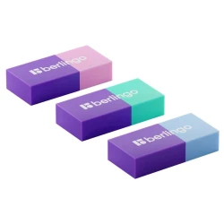 Ластик Berlingo Envy, резина, 45x21x11 мм, товар в ассортименте