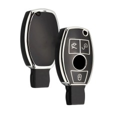 Avtomobil açarı üçün çexol 0620 Mercedes-Benz AMG Class, qara/gümüşü