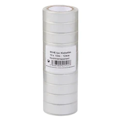 Односторонняя клейкая лента Schreibwelt SR12062724, 10 шт, Прозрачный