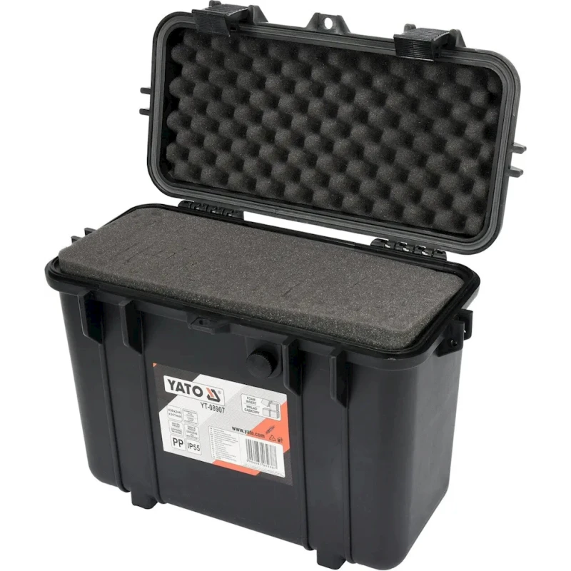 Alətlər üçün qutu Yato YT-08906, 43x24.4x34.1 sm, qara